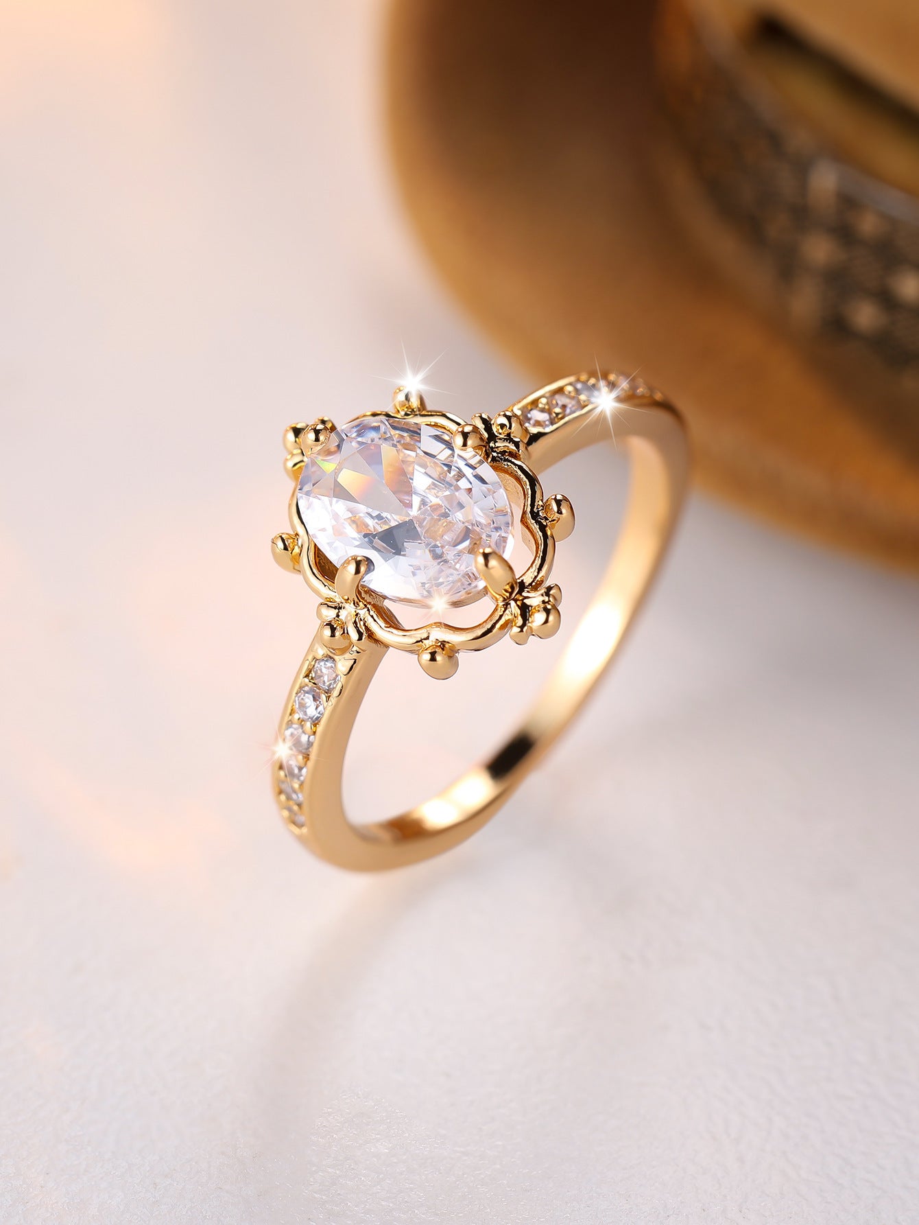 Elegant Zircon Ring