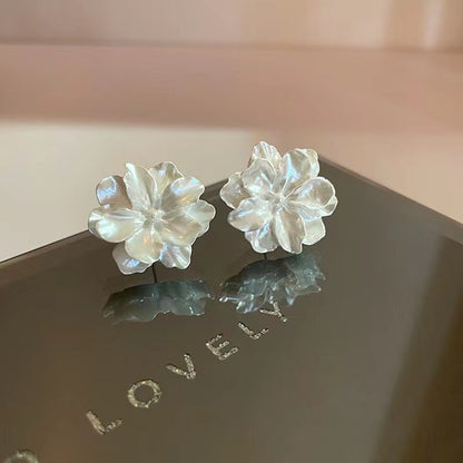 Elegant French Flower Earrings