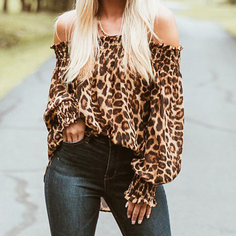 Leopard print top