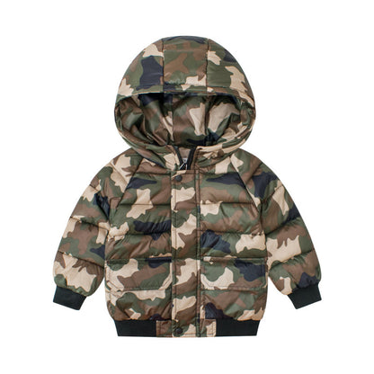 Boy's cotton camouflage jackets