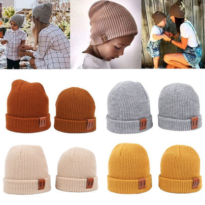 Pure color wild wool hat for men and women