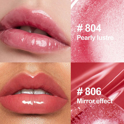 Long-lasting moisturizing lip glosses