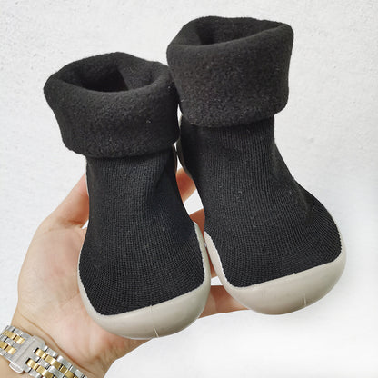 Plush thick socks shoes