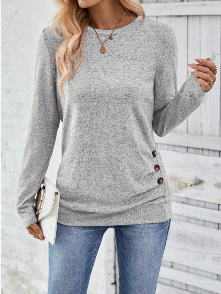 Long Sleeve Hollowed Leisure Sweaters