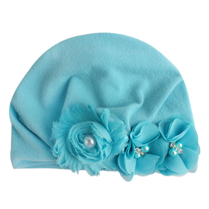 Baby Cotton Sun Flower Plus Four Flower Head Cap