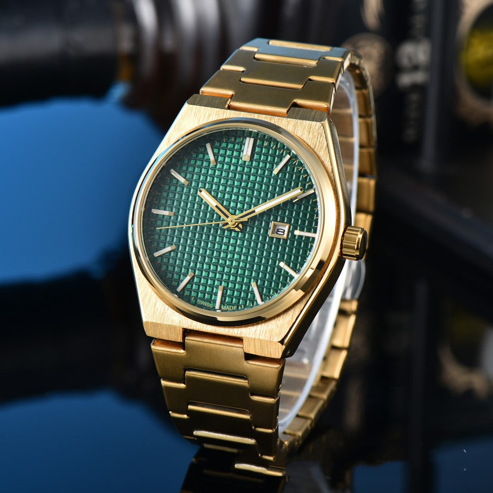 Business Casual Steel Belt Quartz Watches Men