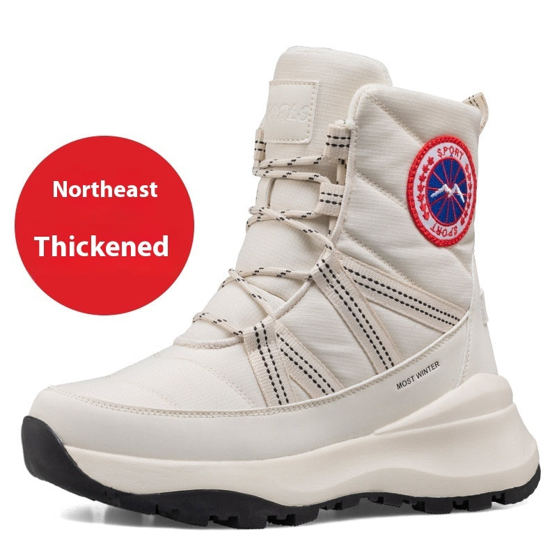 Snow Boots Fleece-lined Thickened