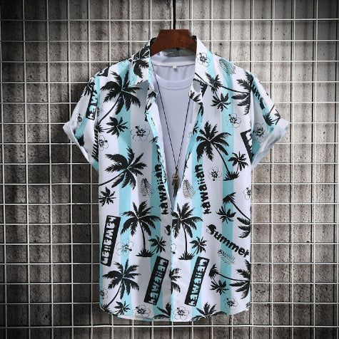 Shirt Hawaii Beach Short-sleeved