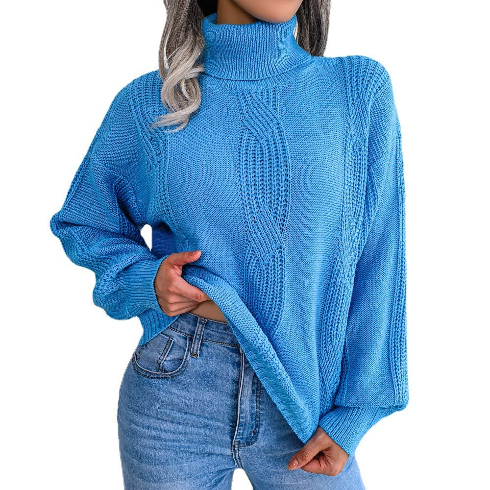 Lantern Sleeve Bottomed Sweaters