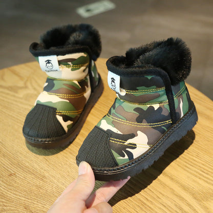 Winter children's snow boots