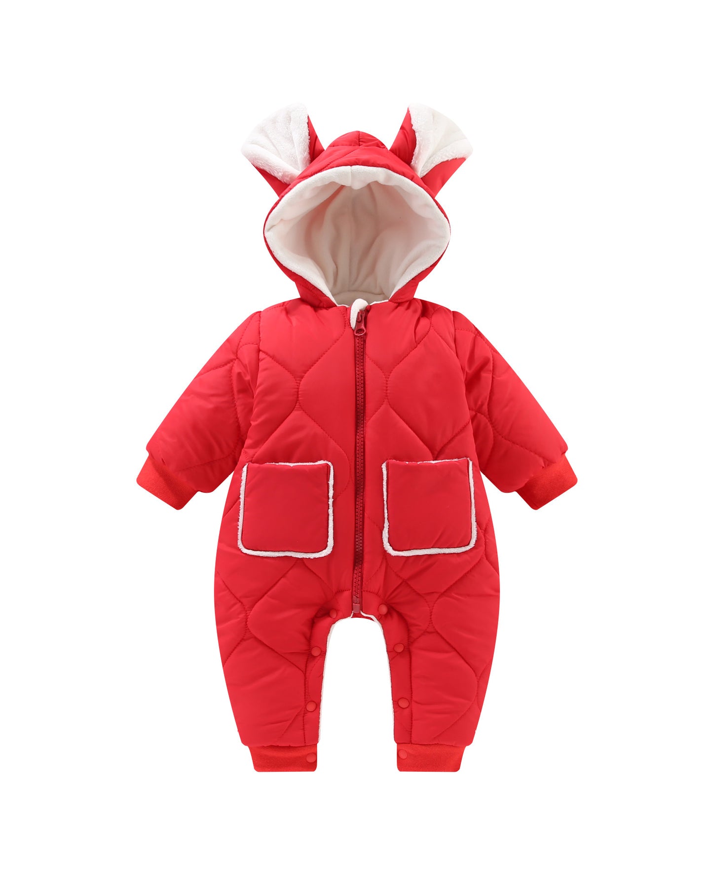 Children's Winter Climbing Clothes With Hooded Insulation