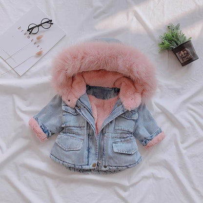 Denim velvet jackets