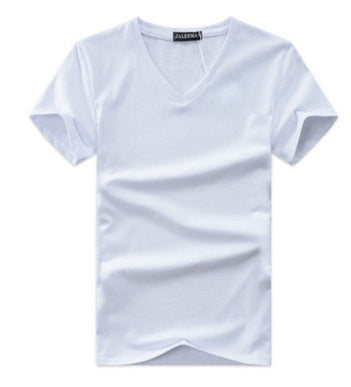 V Neck Cotton Short Sleeve T-Shirts