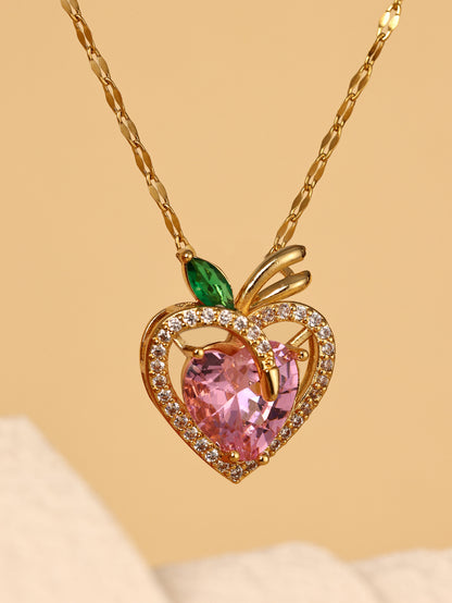 Zirconium Heart Necklaces