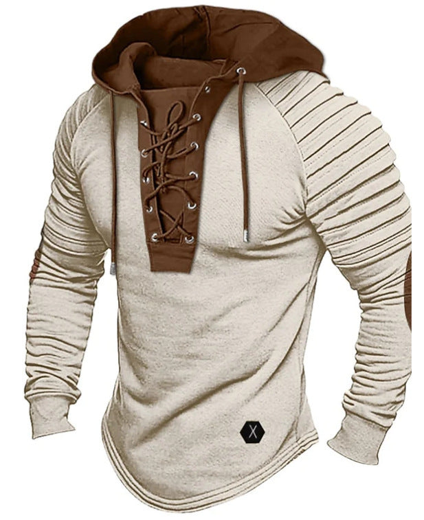 Spring And Autumn Hooded Bronzing Sweatshirts