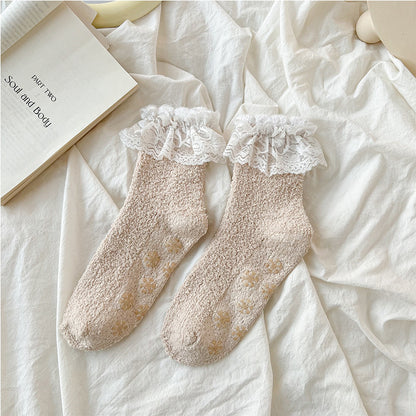 Thickened Warm Floor Socks Women