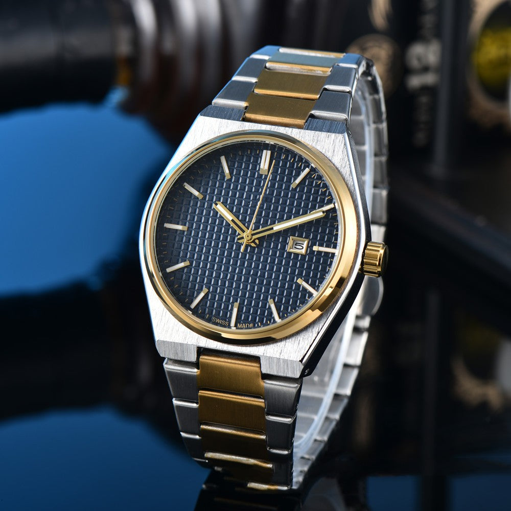 Business Casual Steel Belt Quartz Watches Men