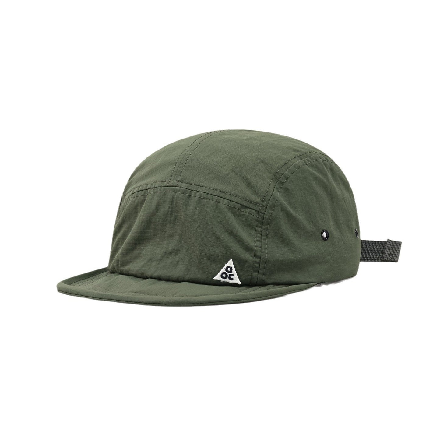 Short Brim Embroidered Peaked Caps