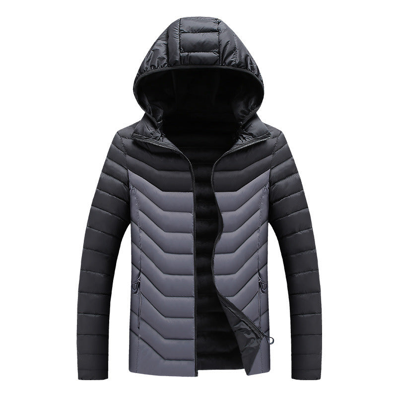 Hooded Padded Winter Jackets Slim Fit