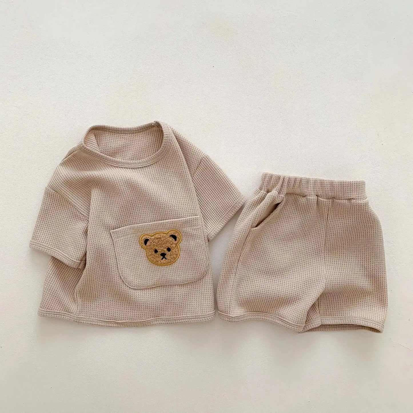 Bear Waffle Toddler Set