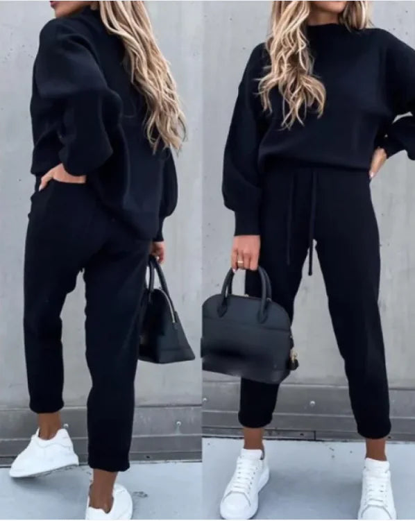 Casual Two-Piece Hoodie Sets