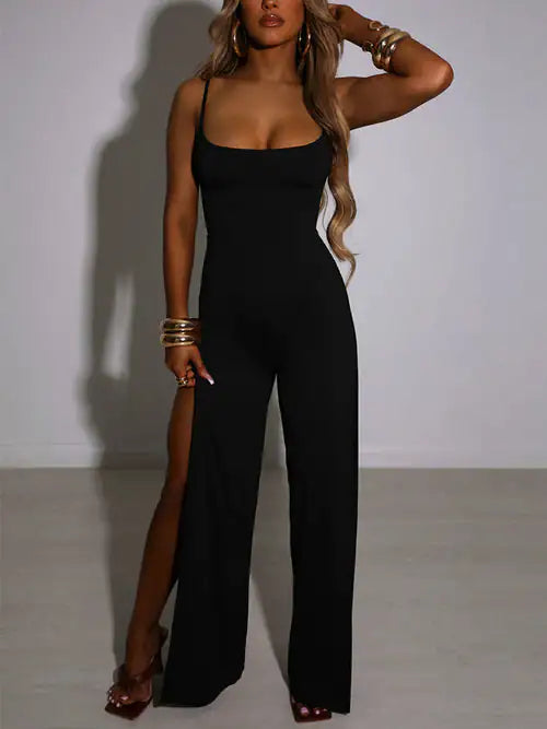 Elegant Spaghetti Strap Jumpsuits