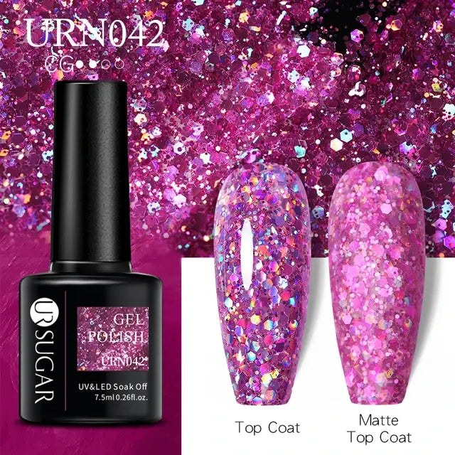 Glitter Gel Nail Polish Bottles