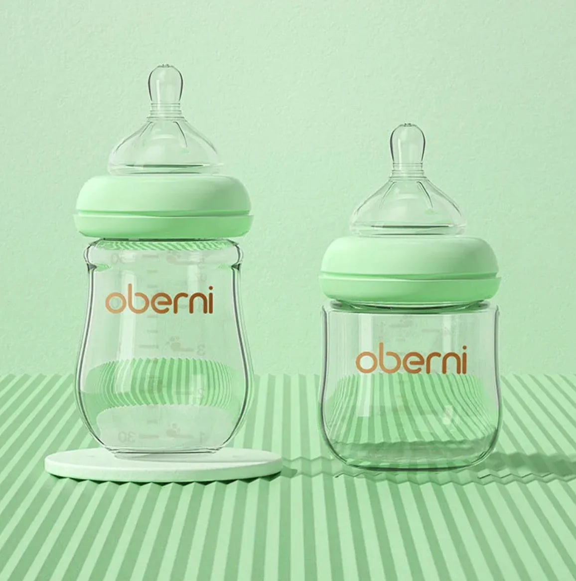 Wide Bore Glass Baby Bottles for Newborns