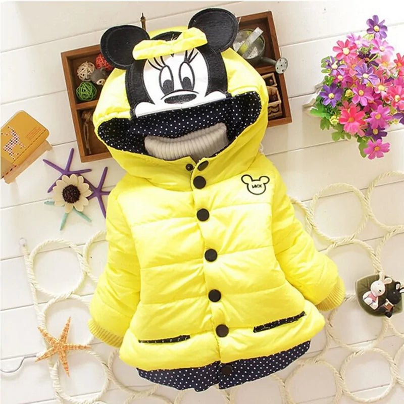 New Girls jackets fashion Minnie cartoon Clothing coats