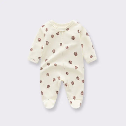 Newborn Baby Knitted Footie Jumpsuits