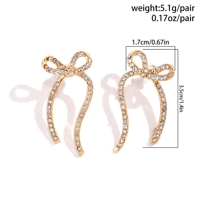 Bowknot Dangle Earrings