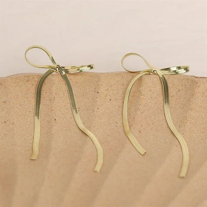 Bowknot Dangle Earrings