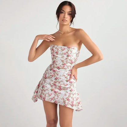 Flower print dresses