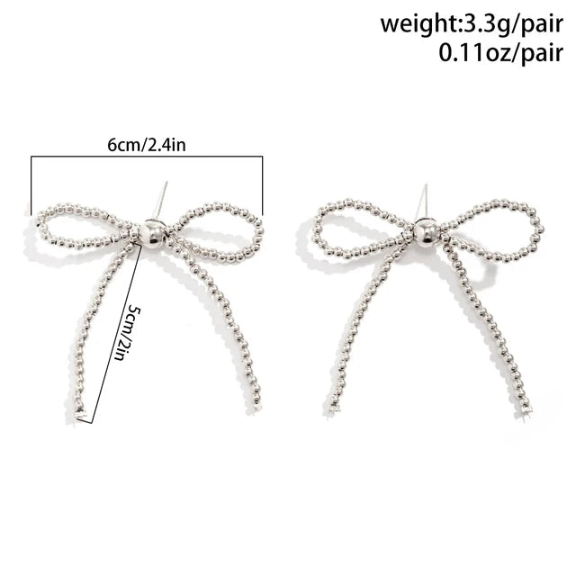 Bowknot Dangle Earrings