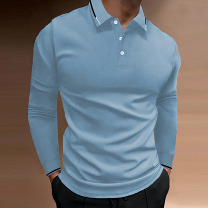 Casual Stand Collar Long-sleeved Shirts