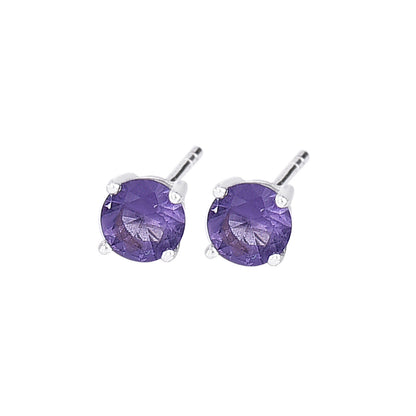 Coloured Zircon Stud Earrings