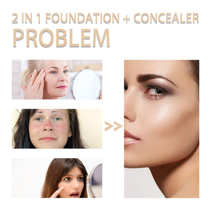 Langanhaltendes Make-up, unsichtbarer Poren-Flüssig-Concealer