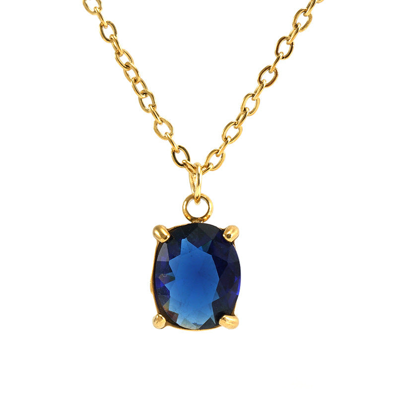 Zircon Pendant Necklaces