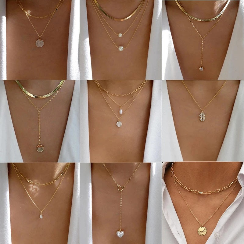 Metal Multi-layer Necklaces