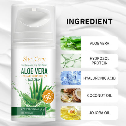 Crema Hidratante De Aloe Vegetal