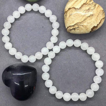 Natural White Marble Bracelets