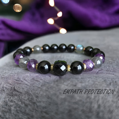 Obsidian 8mm Beaded Bracelets