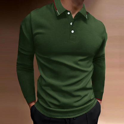 Casual Stand Collar Long-sleeved Shirts