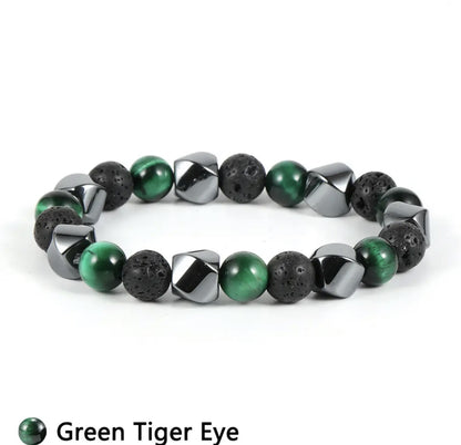 Natural Tigereye Volcanic Stone Bracelets