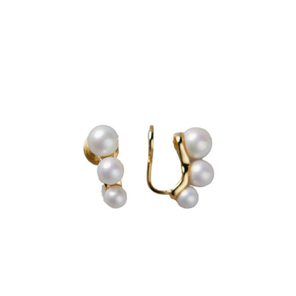 Pearl Earrings Mosquito Coil Vintage