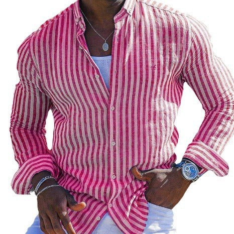 Lapel Long Sleeve Shirts