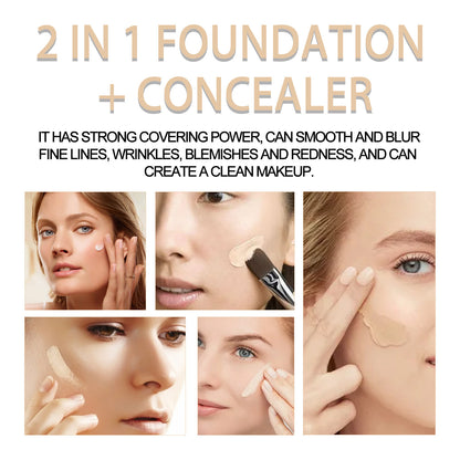 Langanhaltendes Make-up, unsichtbarer Poren-Flüssig-Concealer