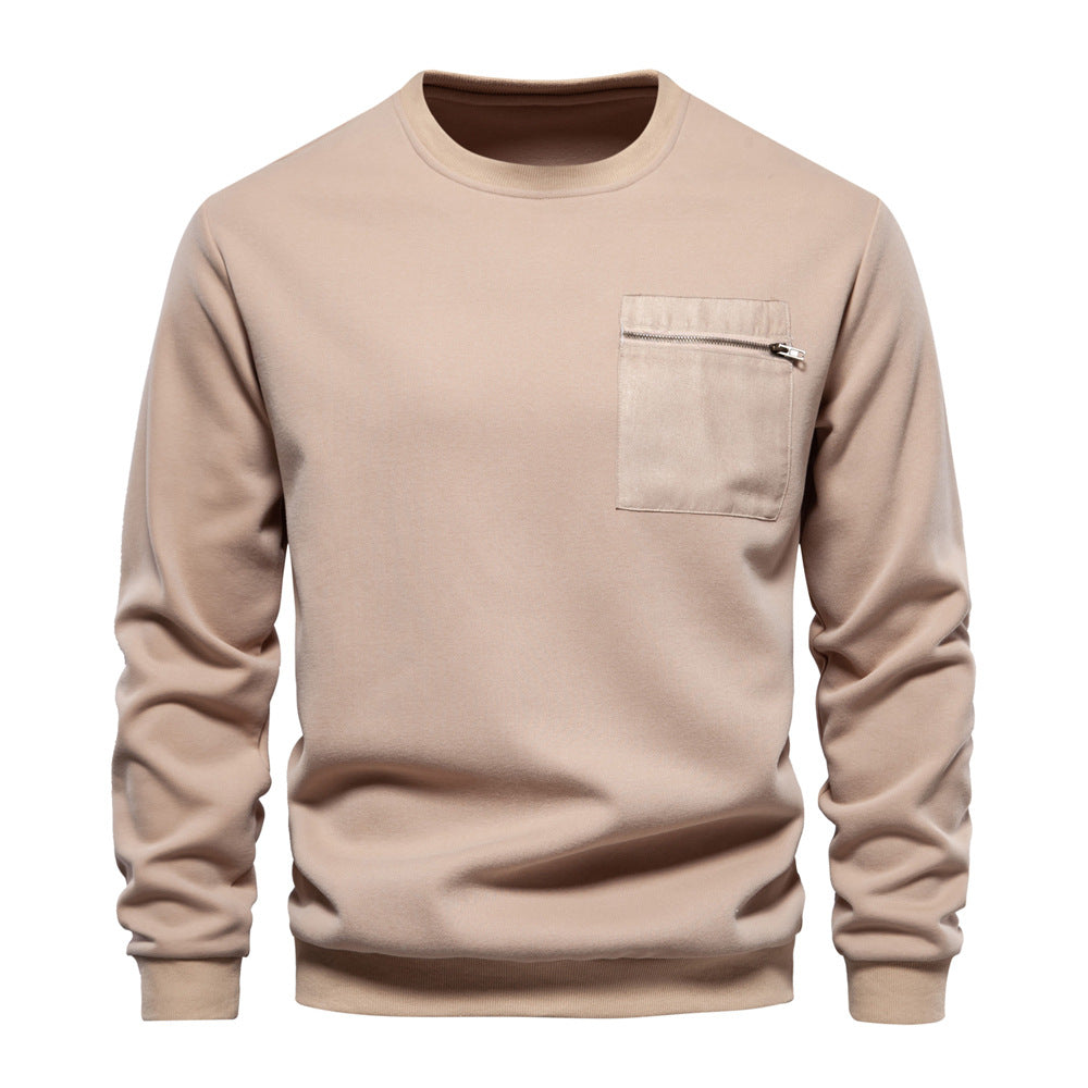 Loose-fitting Casual Round-neck Pullover Men's Sweaters