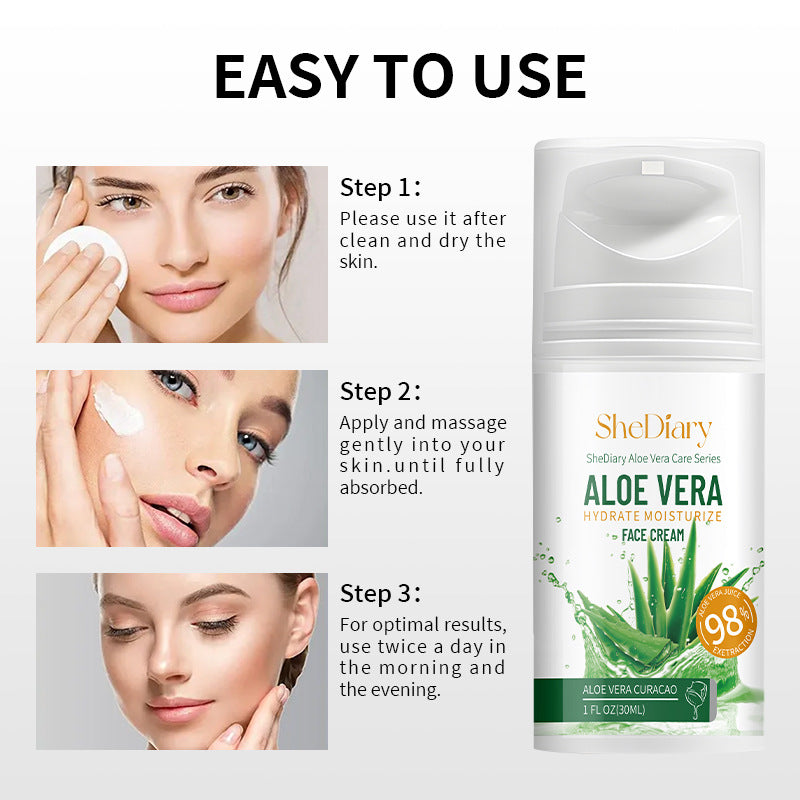 Crema Hidratante De Aloe Vegetal