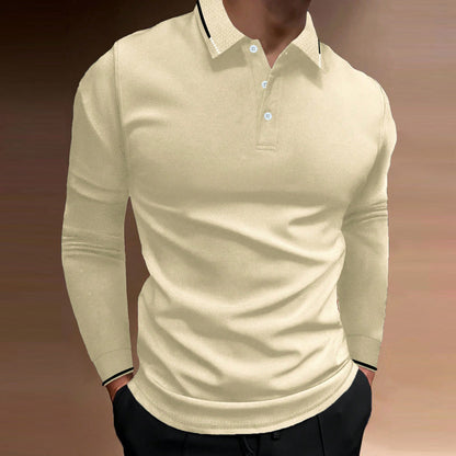 Casual Stand Collar Long-sleeved Shirts